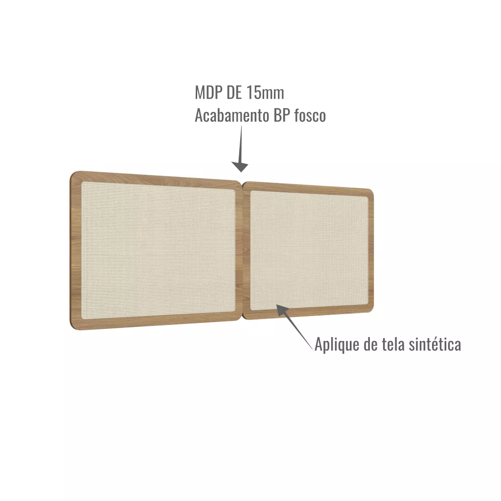 Cabeceira Casal Oslo Cor