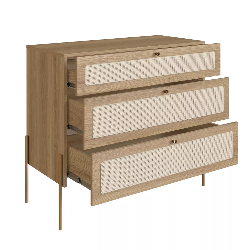 Cômoda Oslo Pés Em Aço