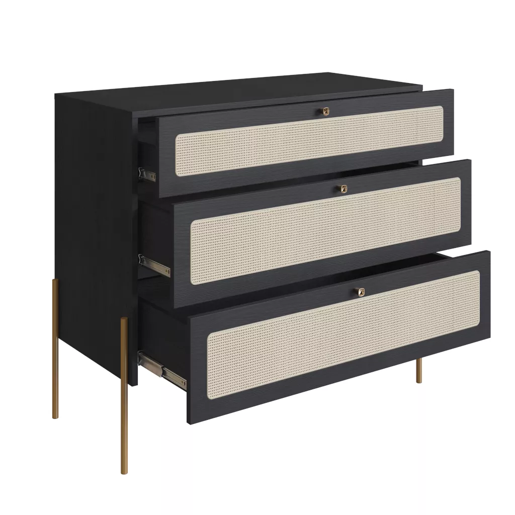 Cômoda Oslo Pés Em Aço