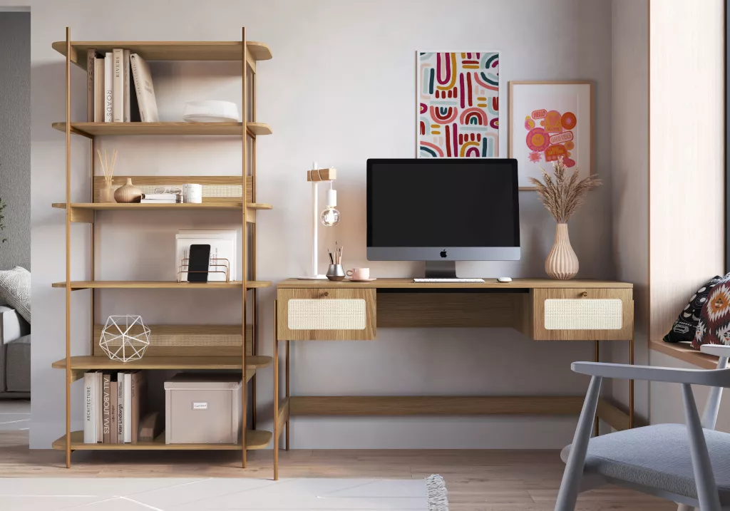 Escrivaninha Oslo Pés Em Aço