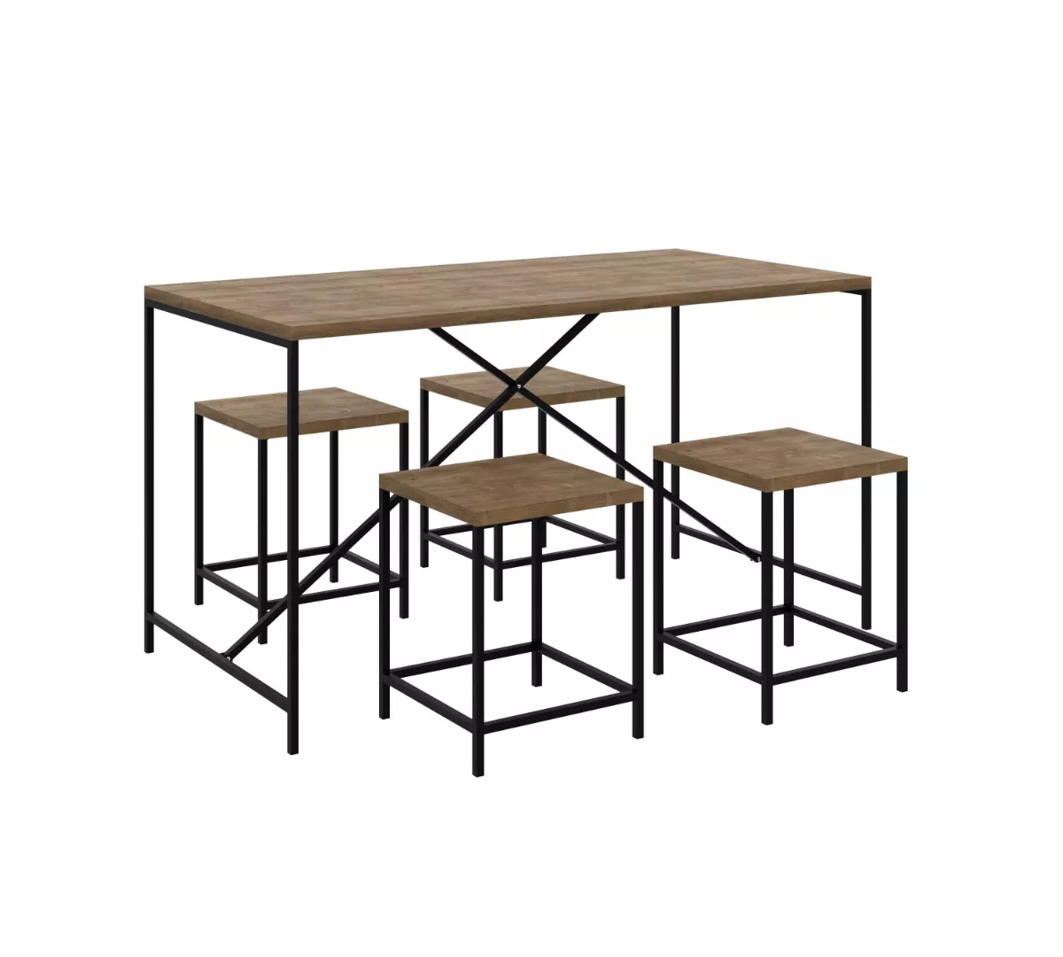 Mesa de Jantar Steel Retangular