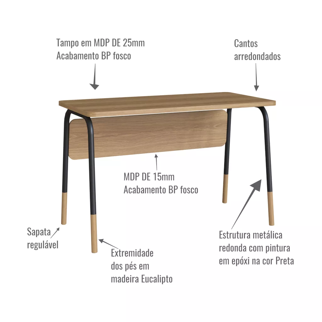 Escrivaninha Flexus 120cm