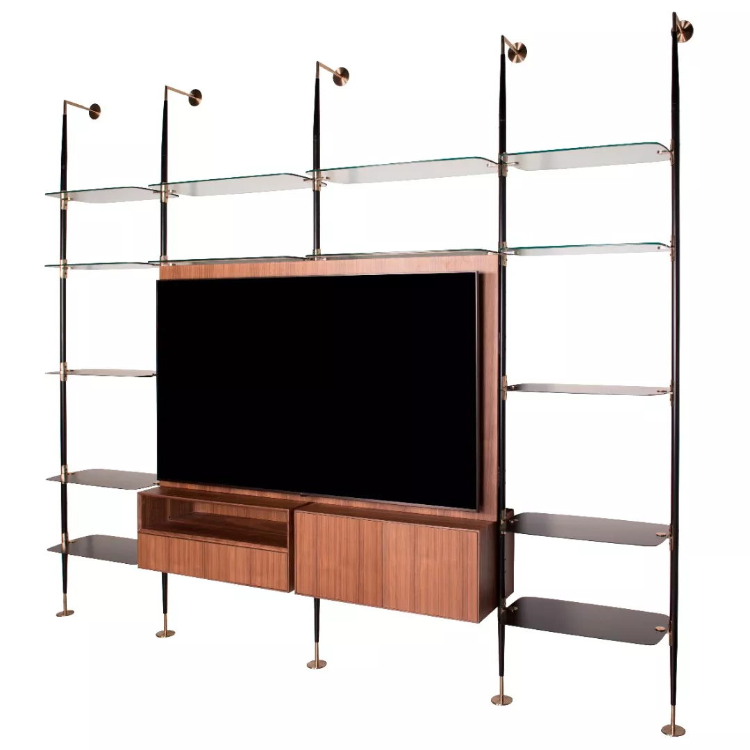 Estante Grid Com Painel