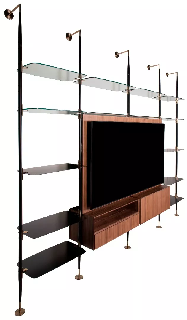 Estante Grid Com Painel