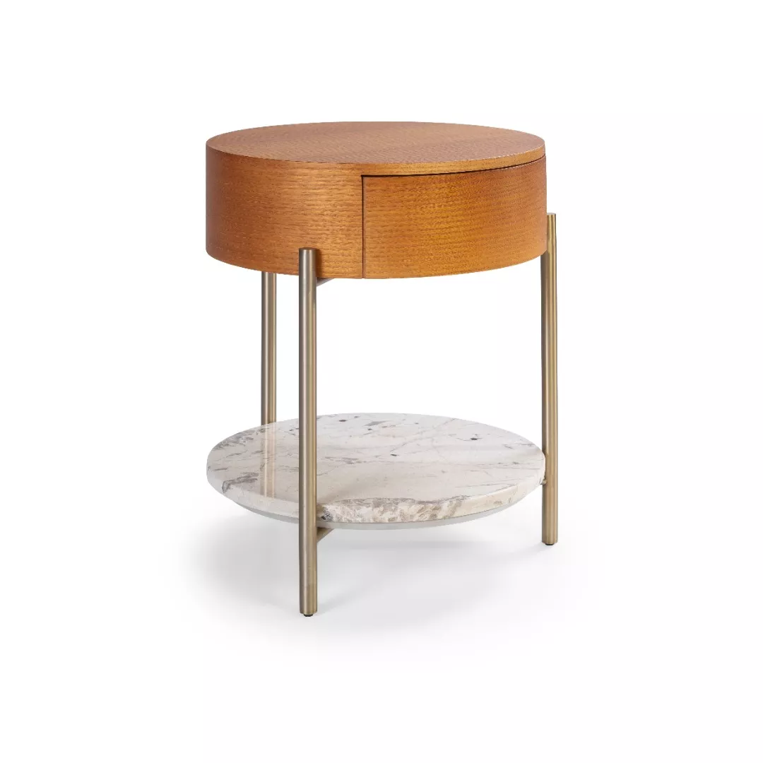 Mesa de Cabeceira Nascar Redonda