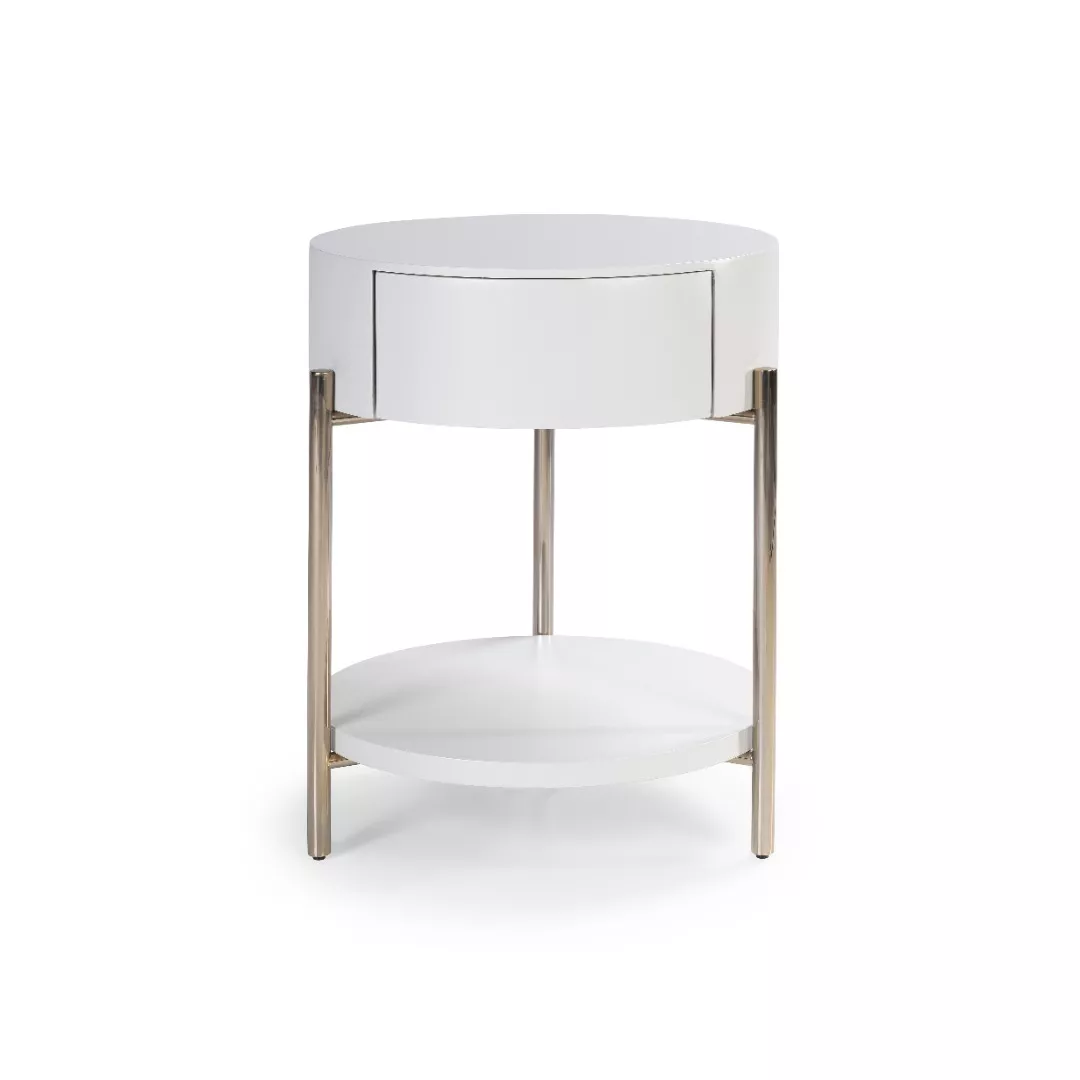 Mesa de Cabeceira Nascar Redonda