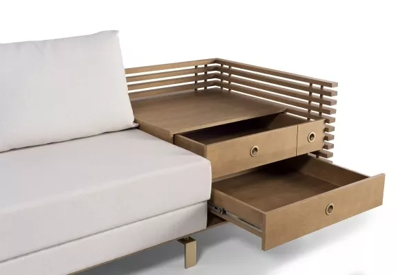 Sofá Brasilis Com Prateleira