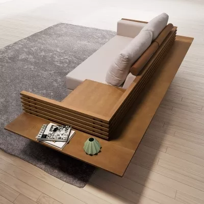 Sofá Brasilis Com Prateleira