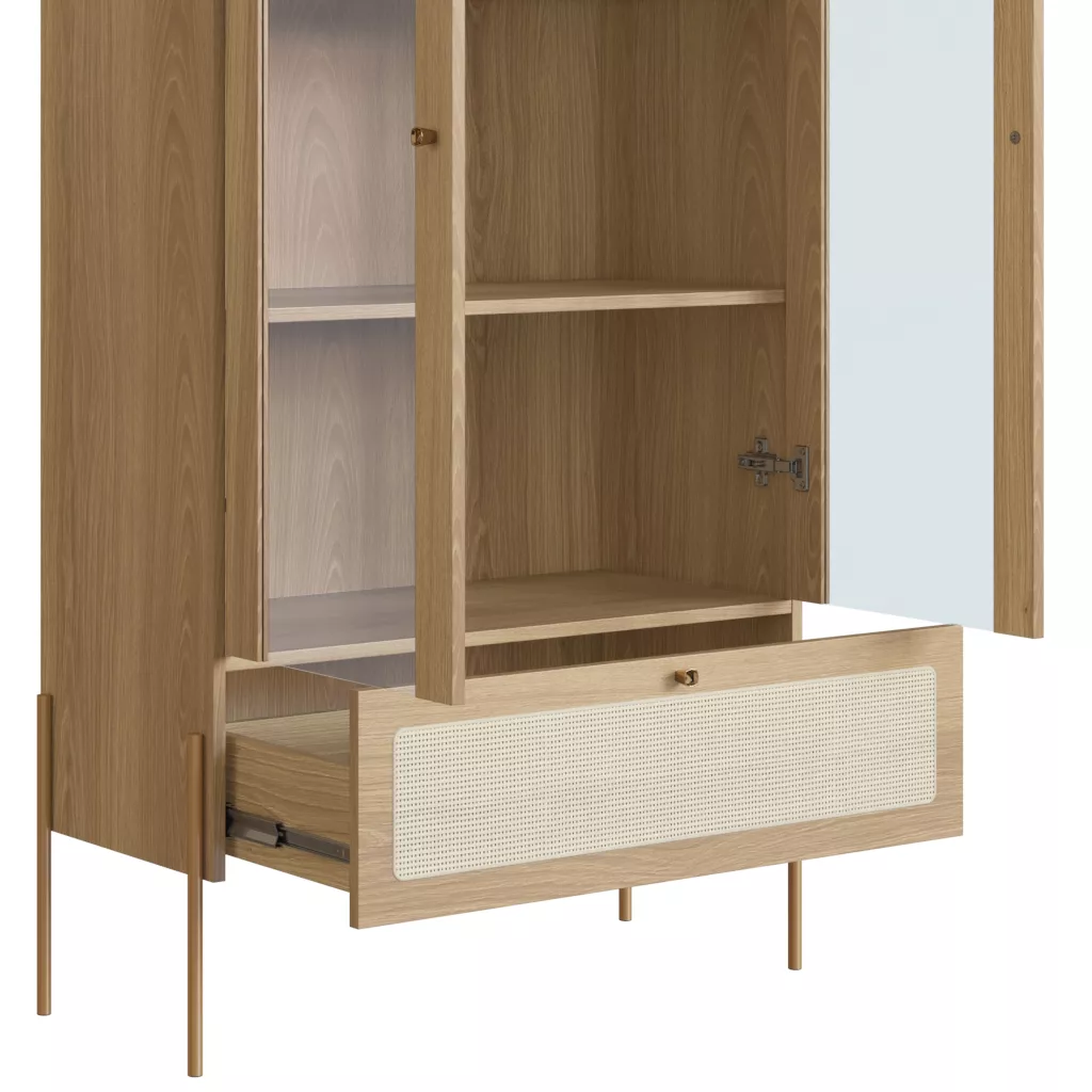 Cristaleira Oslo Pés Em Aço