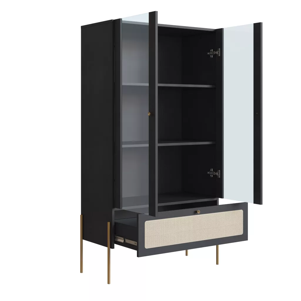 Cristaleira Oslo Pés Em Aço