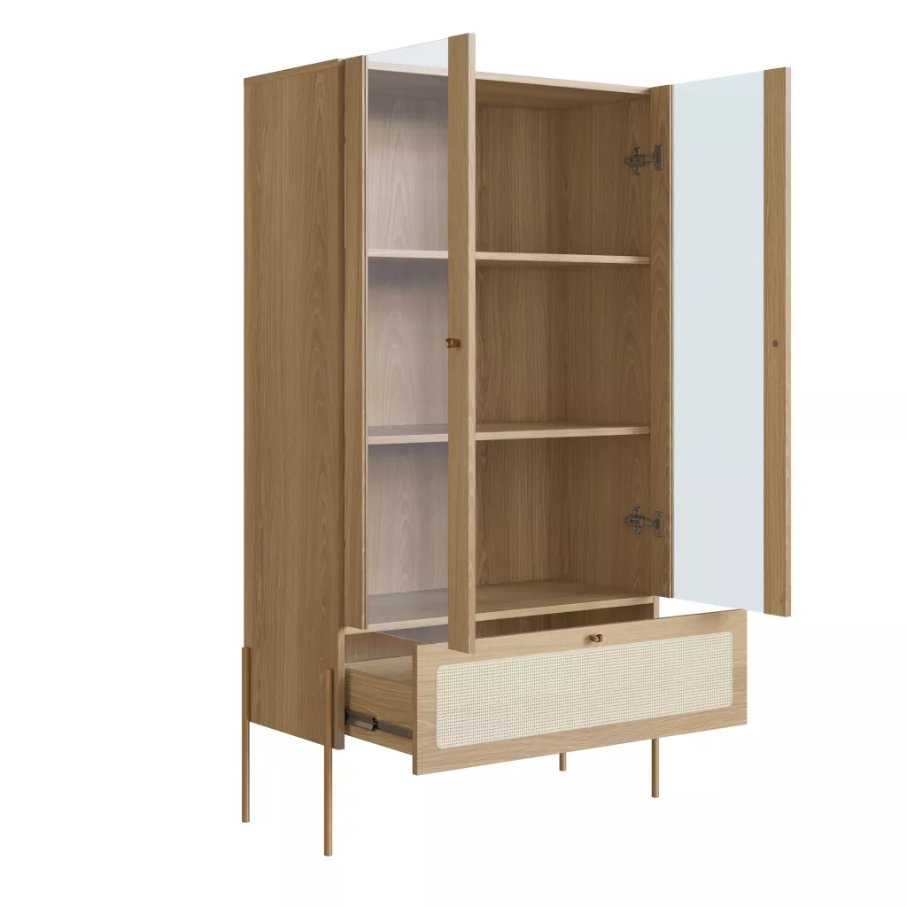 Cristaleira Oslo Pés Em Aço