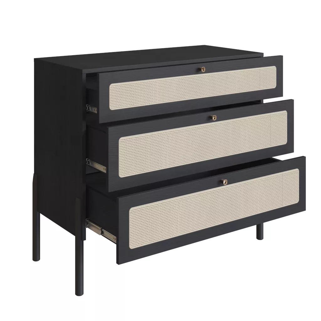 Cômoda Oslo Pés Em Madeira 