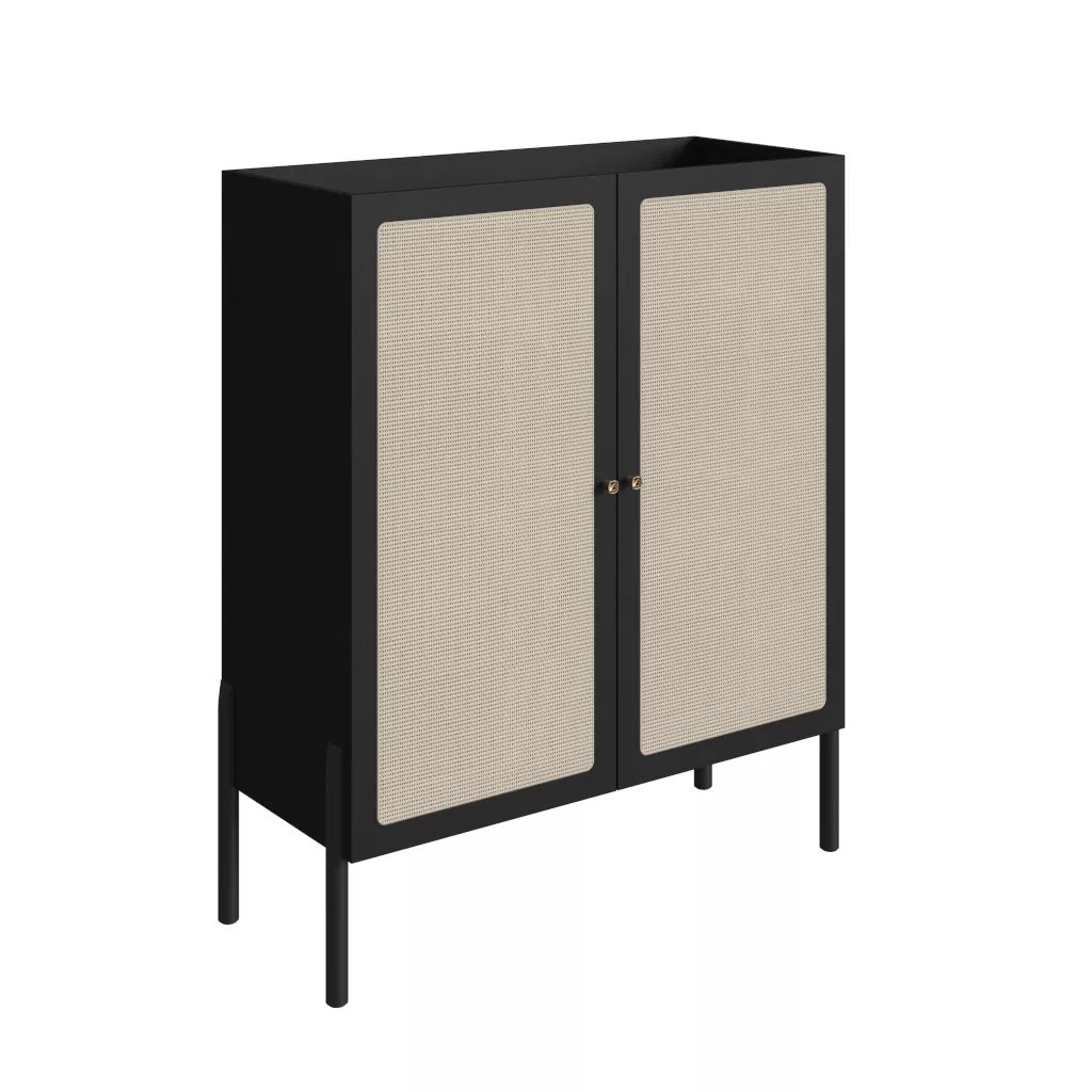 Armário Oslo Pés Em Madeira