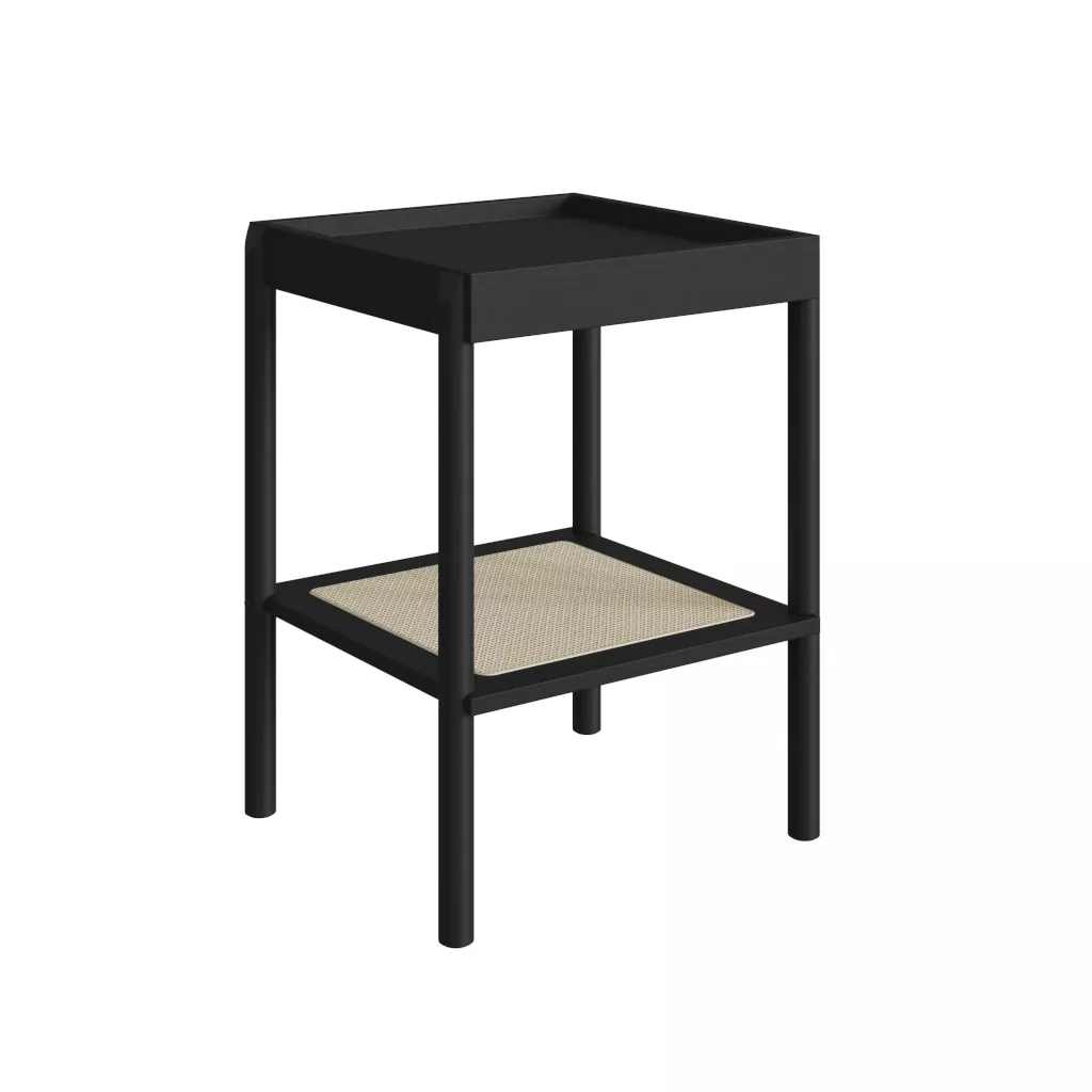 Mesa Lateral Oslo Pés Em Madeira