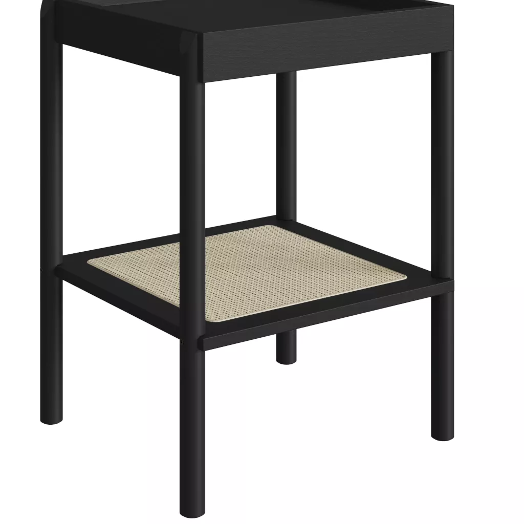 Mesa Lateral Oslo Pés Em Madeira