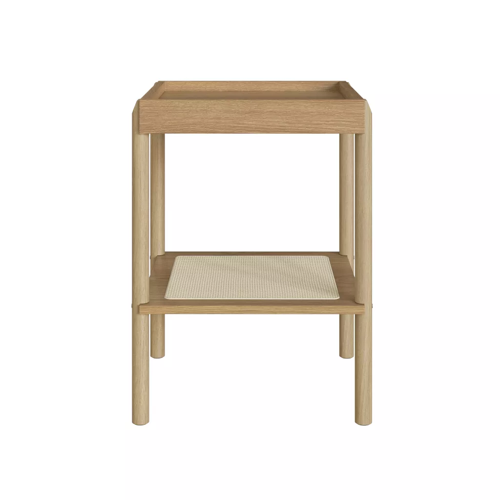 Mesa Lateral Oslo Pés Em Madeira