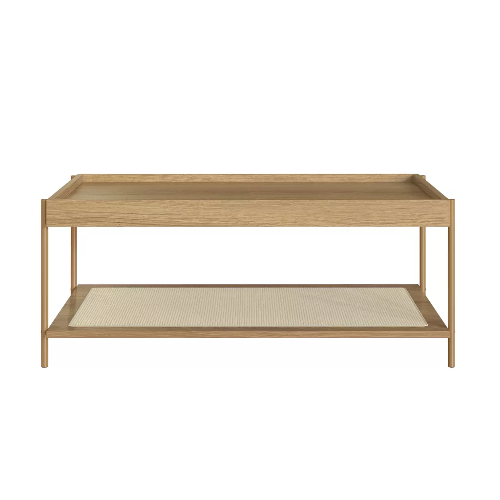 Mesa de Centro Oslo Pés Metálicos 