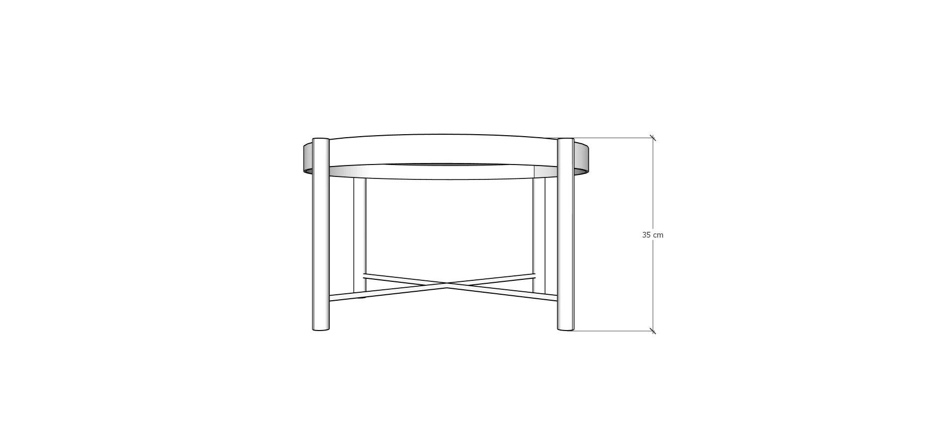 Mesa de Centro Agave M