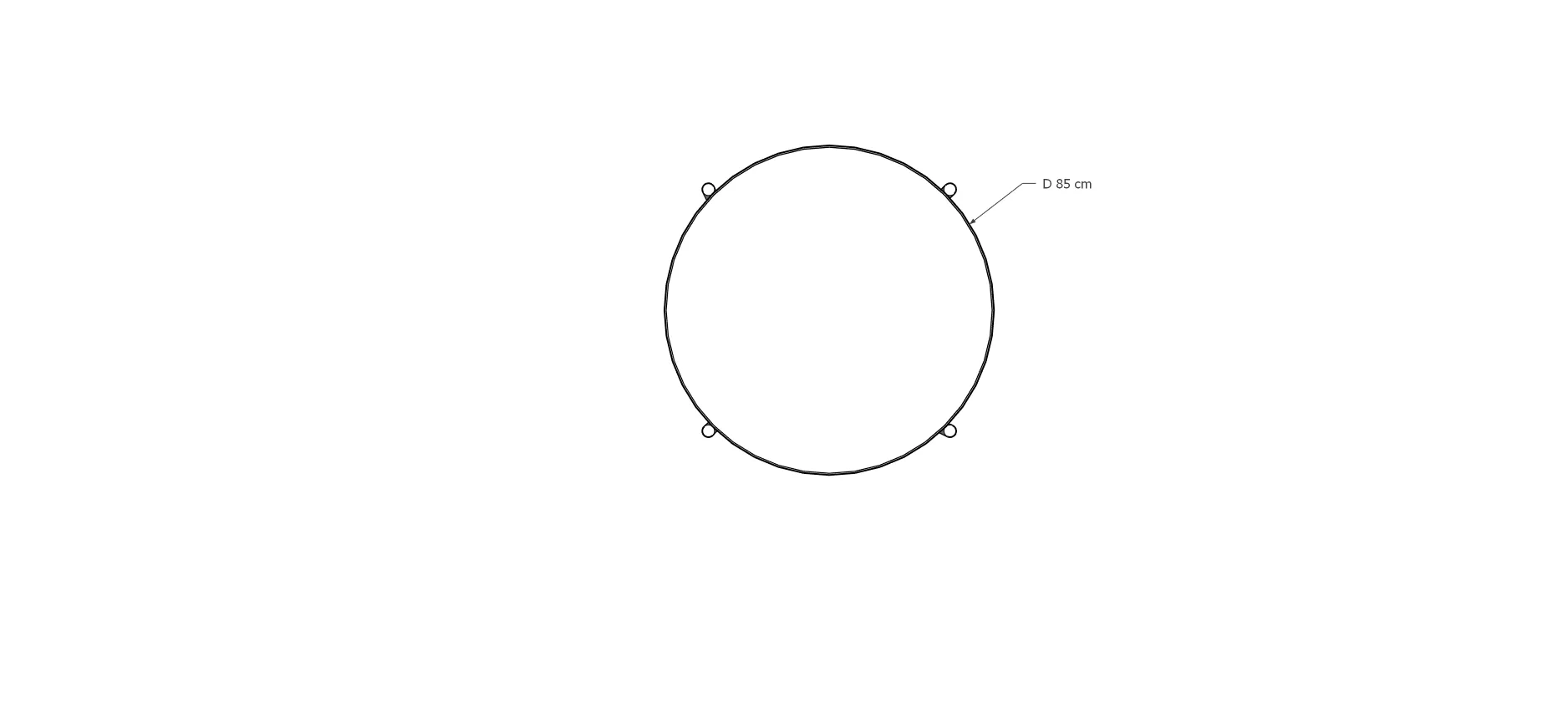 Mesa de Centro Agave G