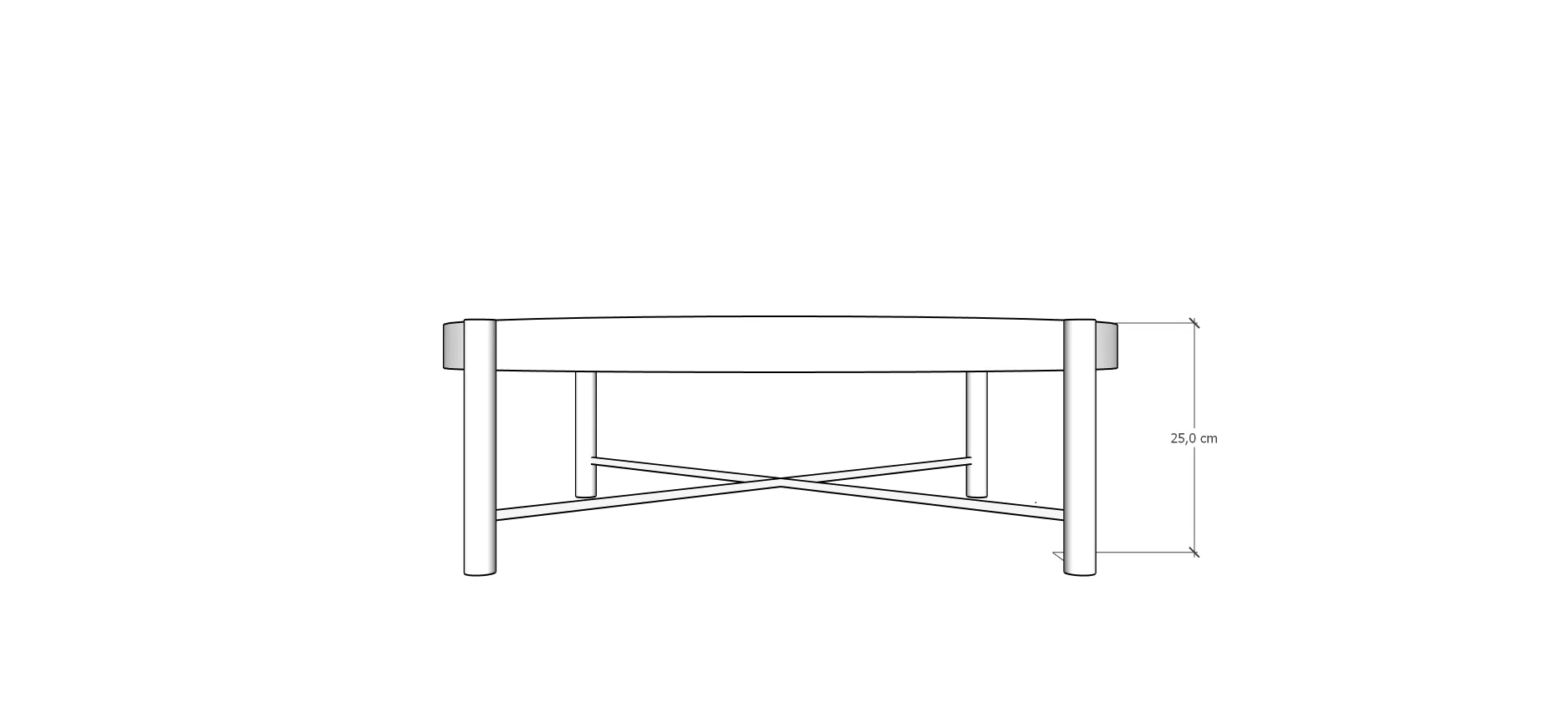 Mesa de Centro Agave G