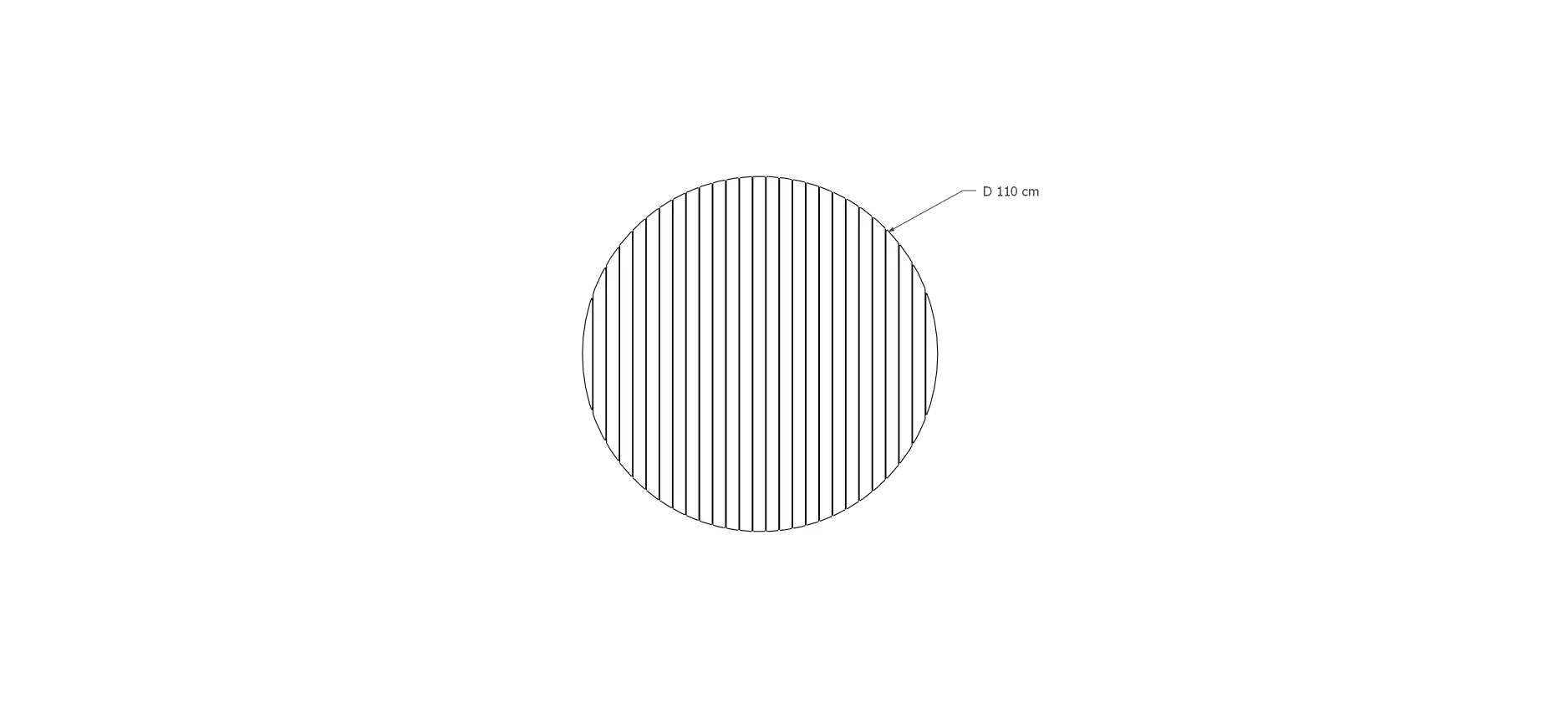 Mesa de Jantar Doha Tampo em Madeira