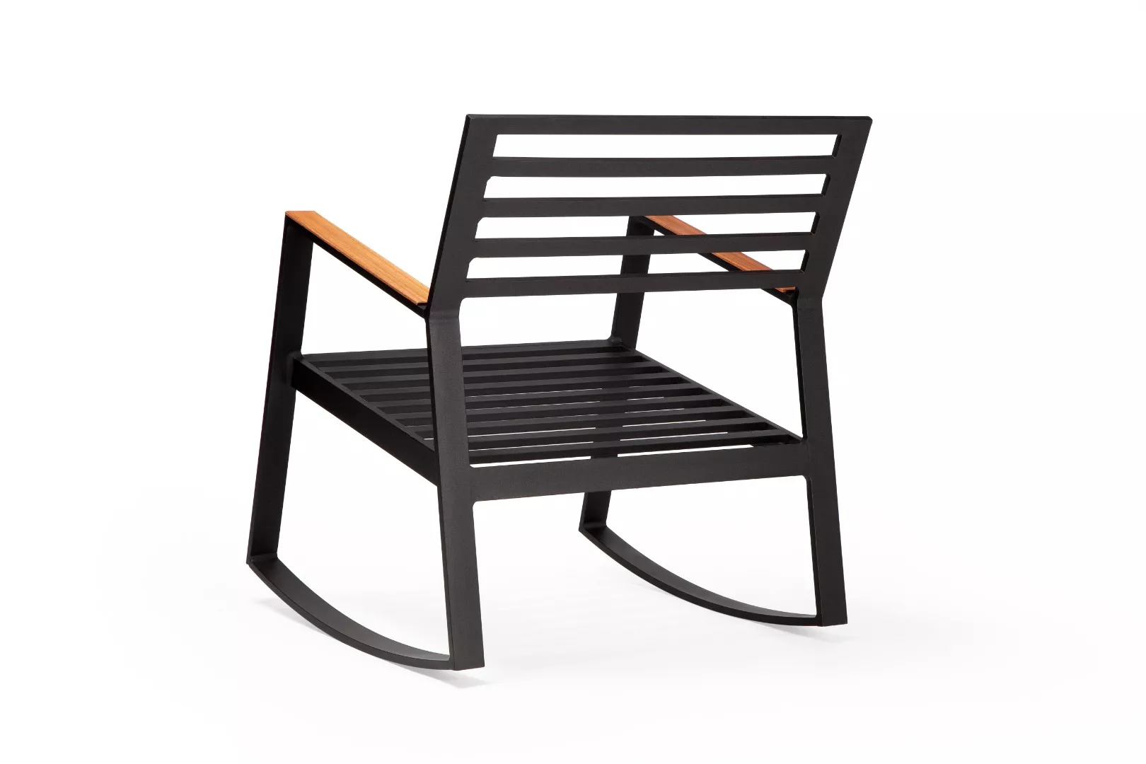 Poltrona de Balanço Troya Com Detalhe Em Madeira