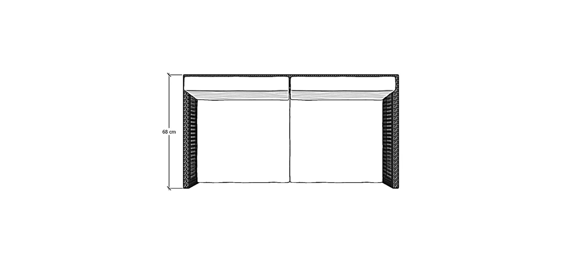 Sofá Marrocos Diva 2 Lugares