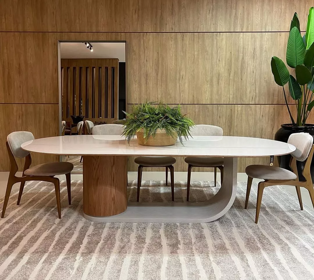 Mesa de Jantar Rotonda