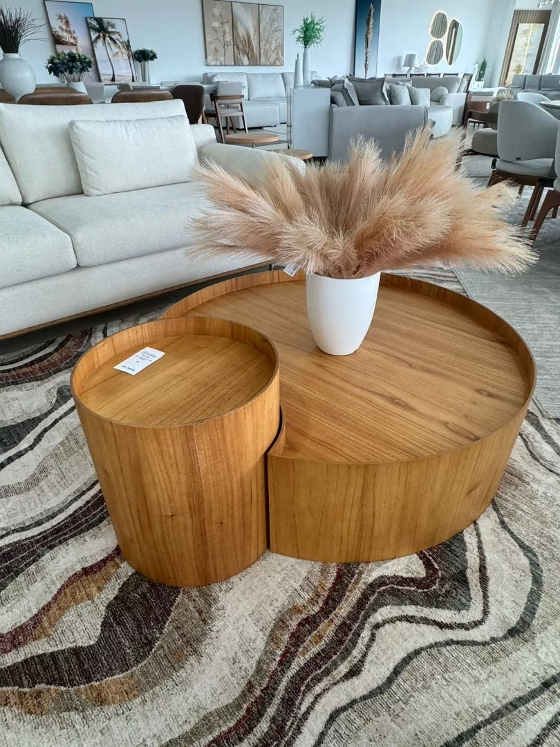 Conjunto Mesa de Centro e Lateral Cairo