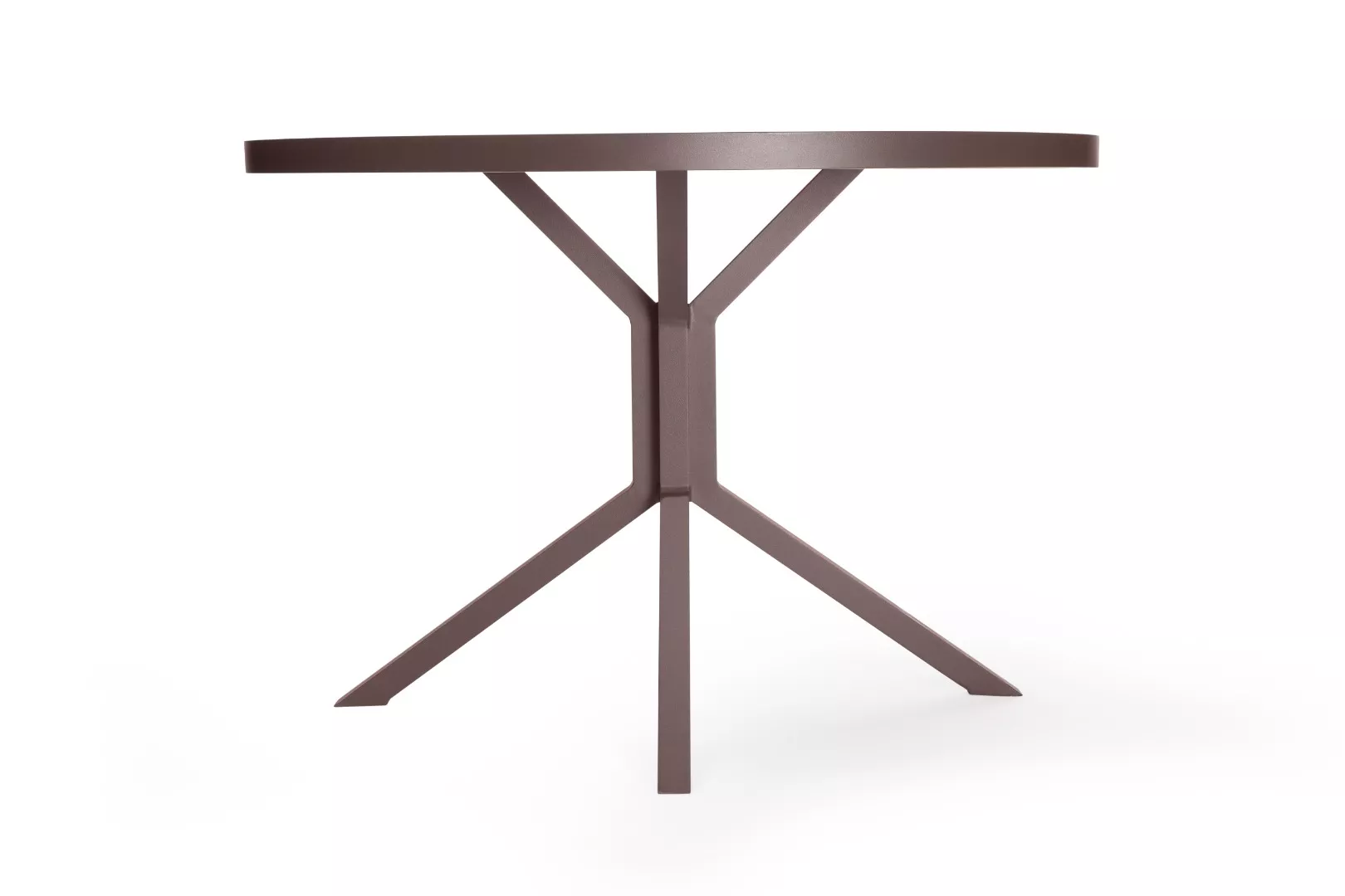 Mesa de Jantar Azaléa Redonda Com Tampo em Alumínio