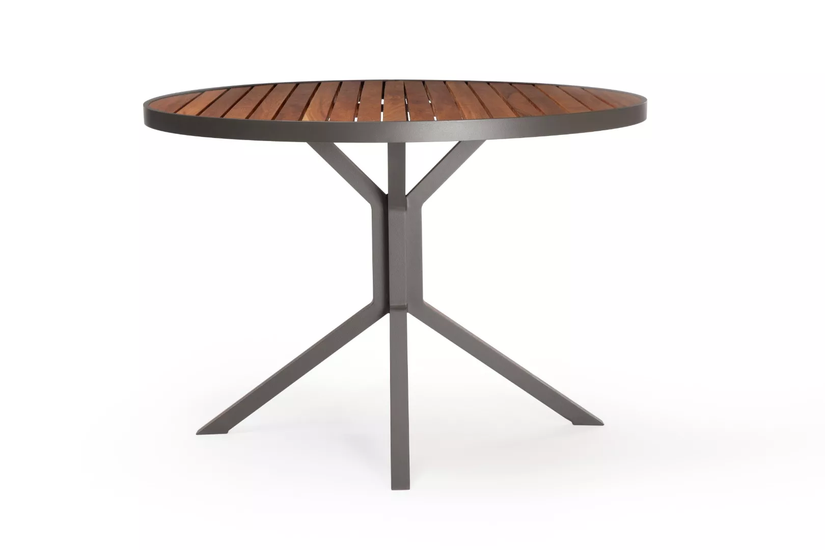 Mesa de Jantar Azaléa Redonda Com Tampo em Madeira