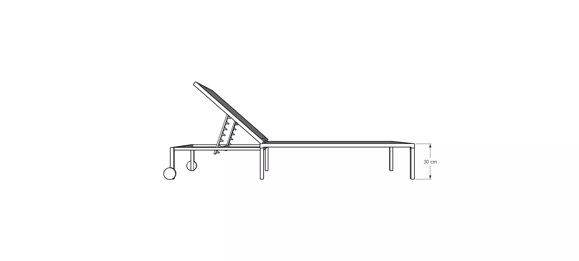 Espreguiçadeira Azaléa (Fibra Sintética)