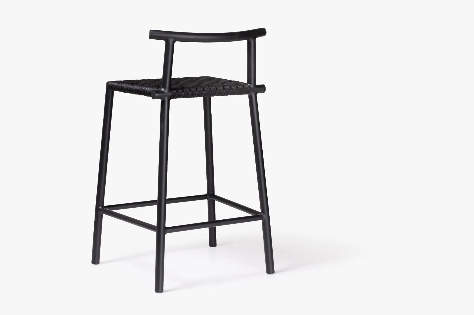 Banqueta Raízes Em Corda Náutica