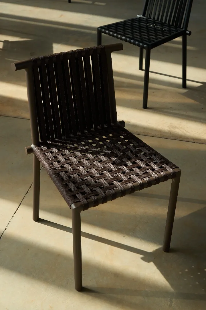 Cadeira Raízes Em Corda Náutica