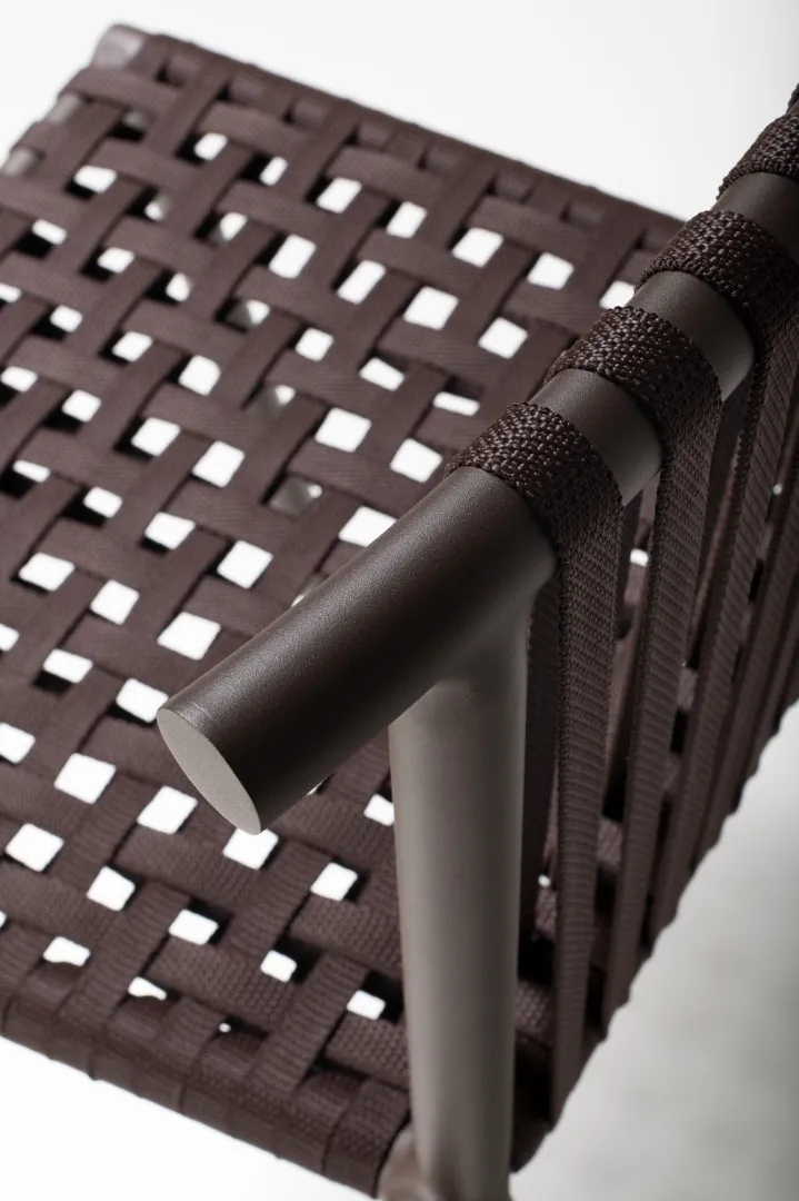 Cadeira Raízes Em Corda Náutica