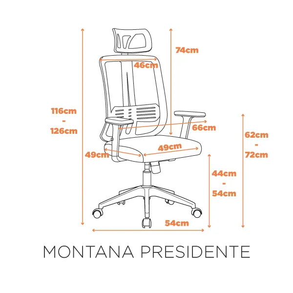 Cadeira Montana Presidente