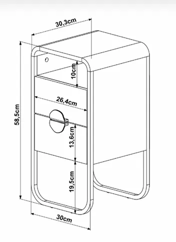 Mesa de Cabeceira Luna