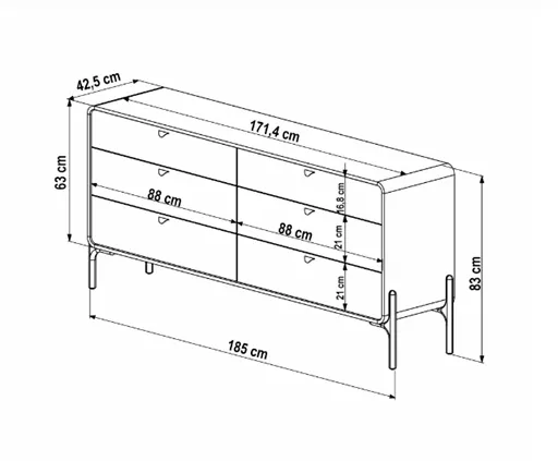 Cômoda Dupla Select