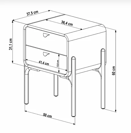 Mesa de Cabeceira Select