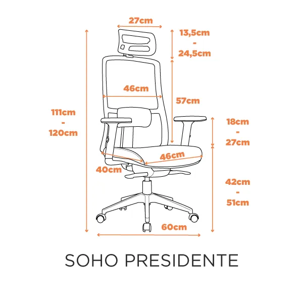 Cadeira Soho Presidente