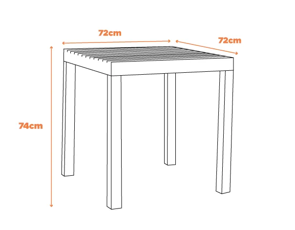 Mesa de Jantar Creta Pequena