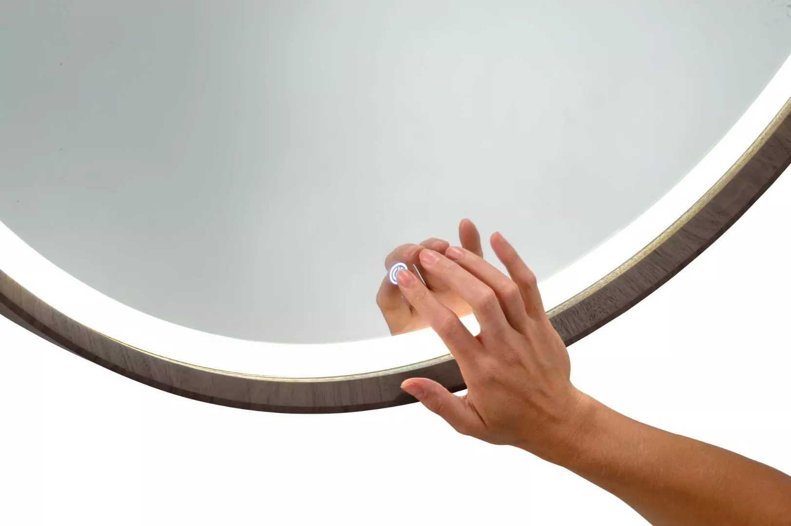 Espelho Loft Redondo com Iluminação