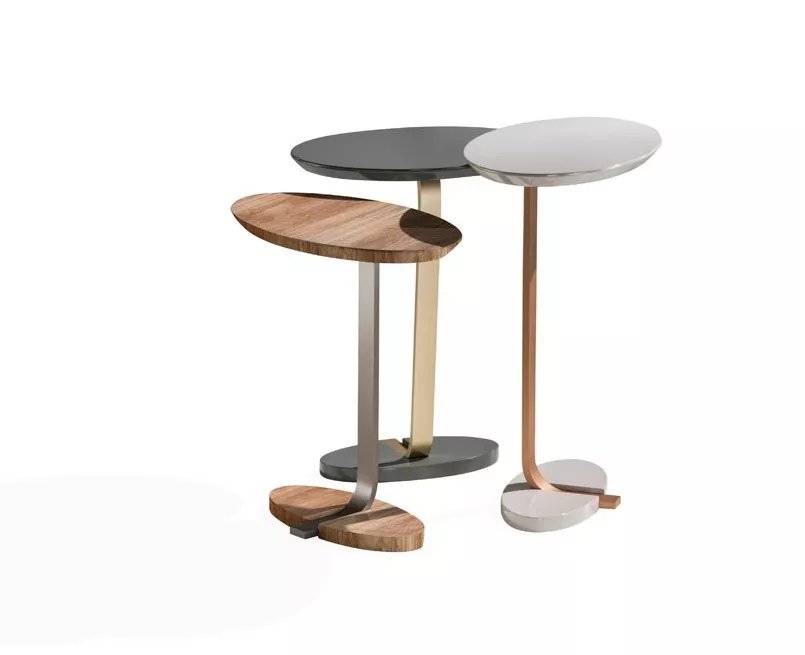 Conjunto Mesa Lateral Lif Oval