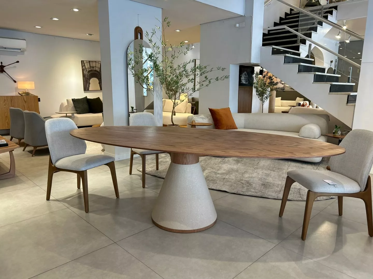 Mesa de Jantar Caleidos Oval