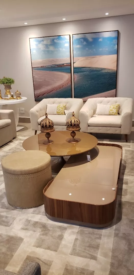 Mesa de Centro Crust Retangular