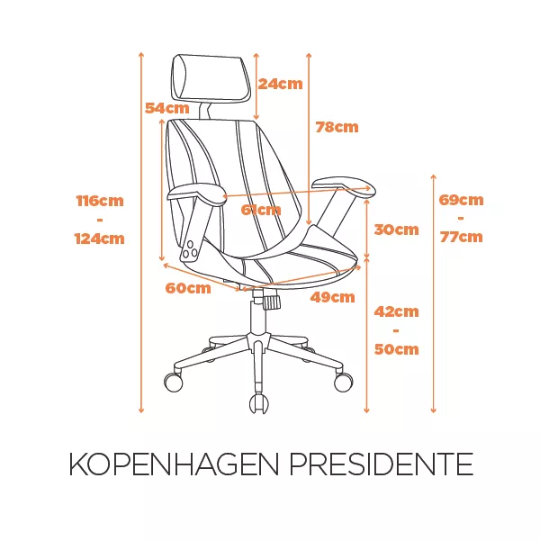 Cadeira Kopenhagen Presidente