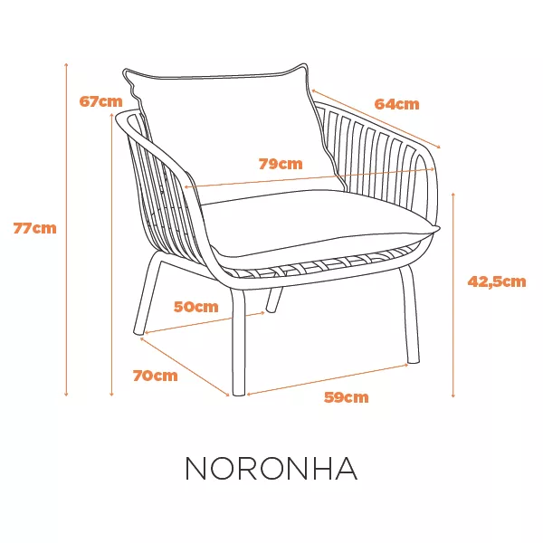 Sofá Noronha - 1 Lugar
