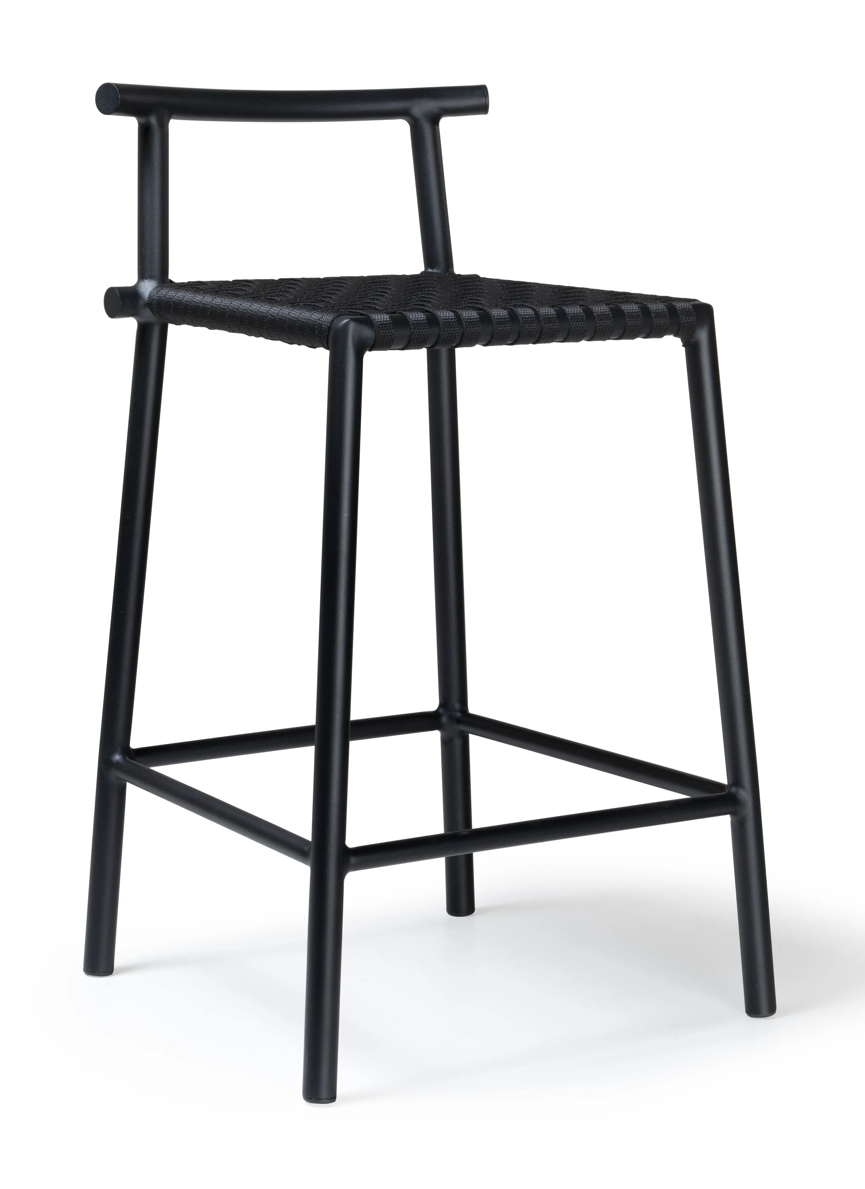 Banqueta Raízes Em Corda Náutica