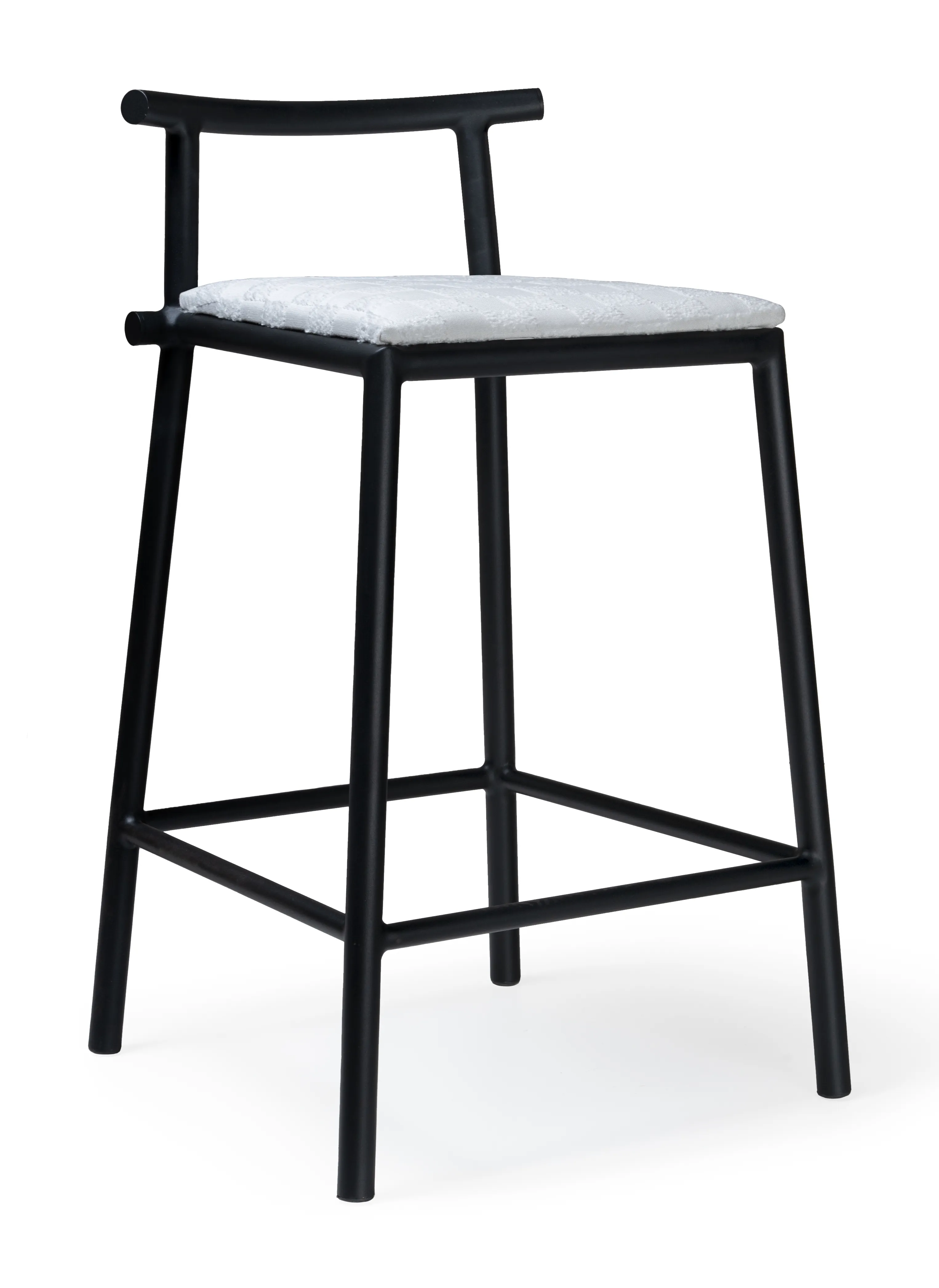 Banqueta Raízes Em Tecido