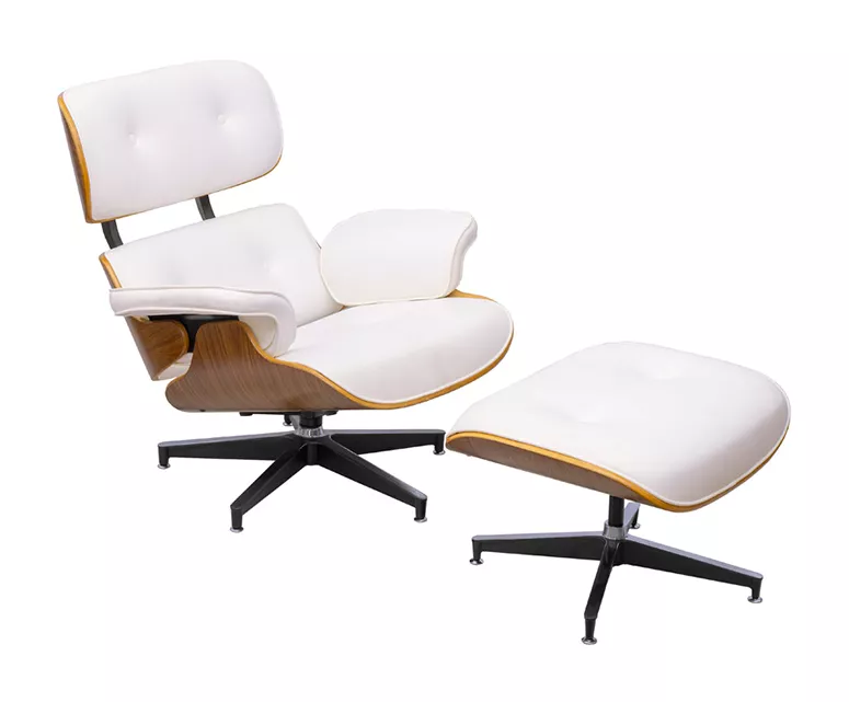 Poltrona Eames Com Puff